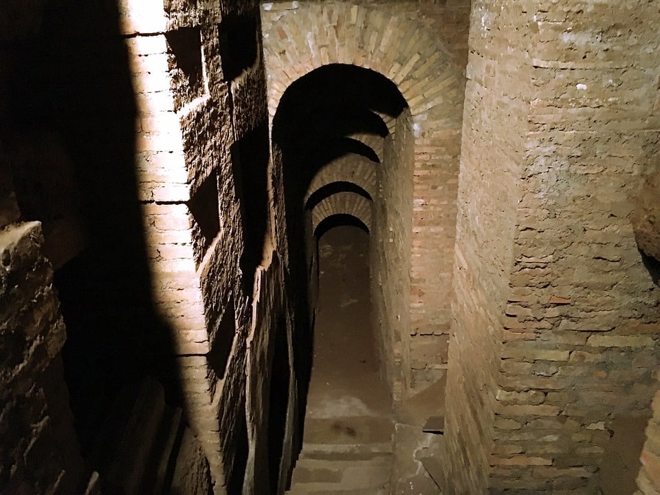 Exit roman catacombs 