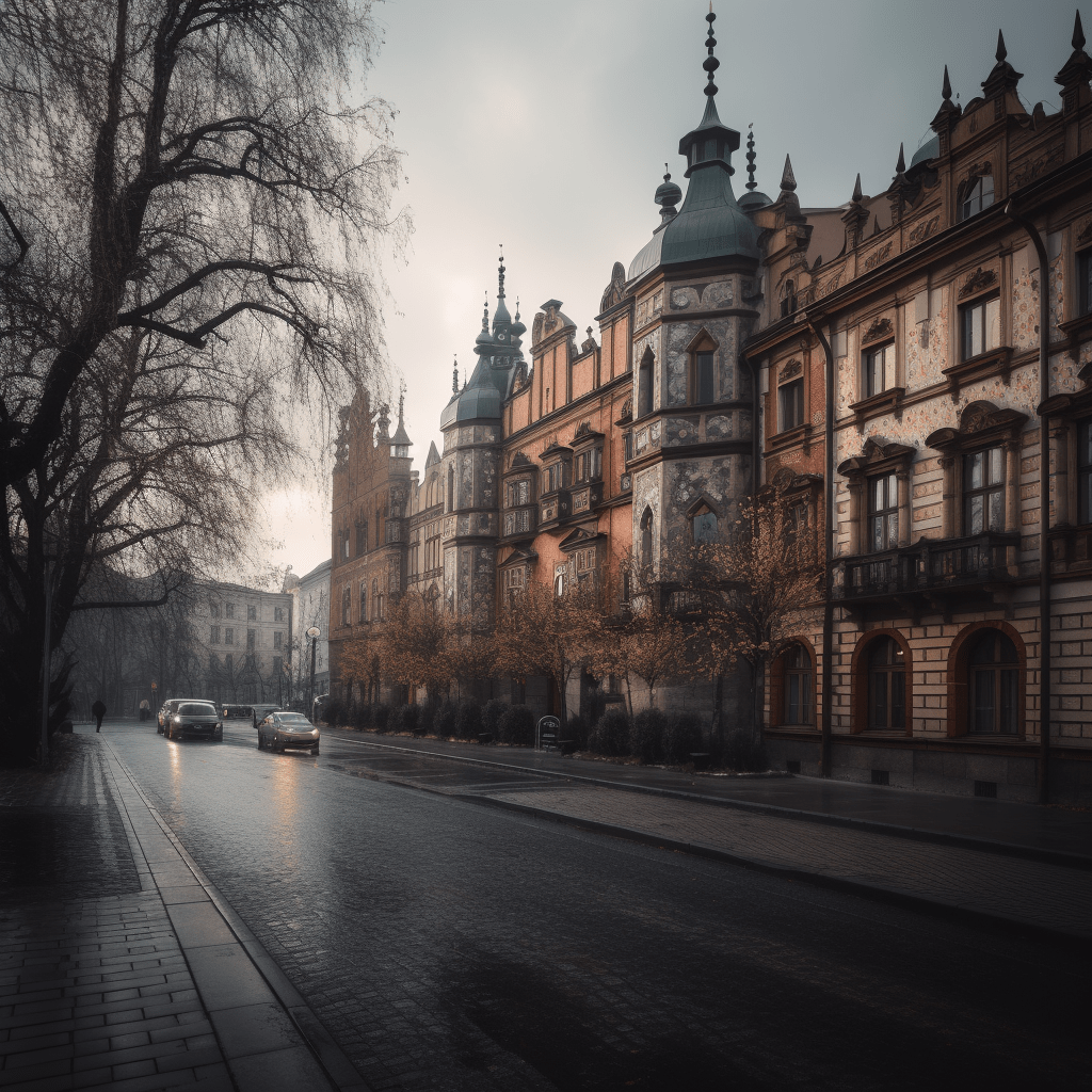 Photo of Krakow street
