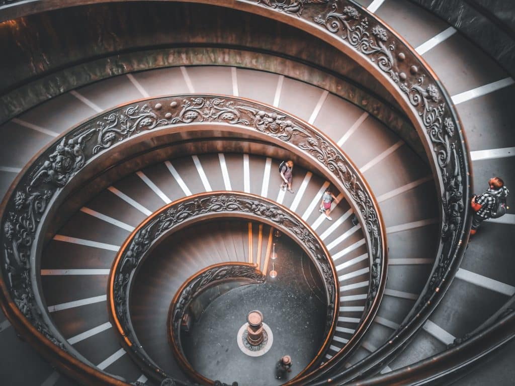Bramante Staircase in Vatican Museums
